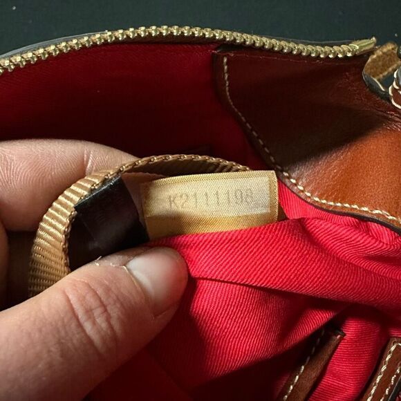 New Dooney and Bourke Black Pebble Grain Domed Satchel - Picture 11 of 12